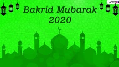 Bakrid Mubarak 2020 Greetings & Bakra Eid HD Images: WhatsApp Sticker Messages, Eid al-Adha Wishes, GIFs, SMS and Facebook Photos to Celebrate the Festival