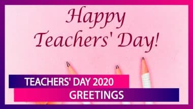 Teachers' Day 2020 Greetings: WhatsApp Messages And Wishes to Thank Teachers For All the Motivation Teachers' Day 2020 Greetings: WhatsApp Messages And Wishes to Thank Teachers For All the Motivation