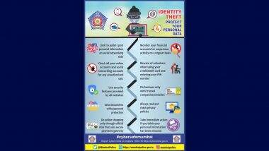 Mumbai Police Urge Citizens To 'Stay Safe' From Identity Theft, Says 'My Data Is My Data, None of Your Data!'