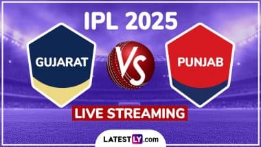 Gujarat Titans vs Punjab Kings IPL 2025 Free Live Streaming Online: How To Watch GT vs PBKS Indian Premier League T20 Cricket Match Live Telecast on TV?