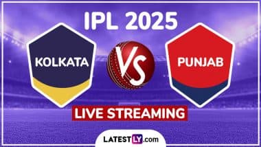 Kolkata Knight Riders vs Punjab Kings IPL 2025 Free Live Streaming Online: How To Watch KKR vs PBKS Indian Premier League T20 Cricket Match Live Telecast on TV?