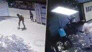 Lucknow Murder Attempt Caught on Camera: ASI Injured After Man Attacks Him With Bow and Arrow Outside CBI Office Over 1993 Railway Dismissal in Uttar Pradesh; Shocking CCTV Video Surfaces
