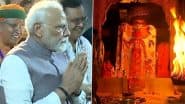 PM Narendra Modi Offers Prayers at Karni Mata Temple in Rajasthan's Deshnoke, Video Surfaces