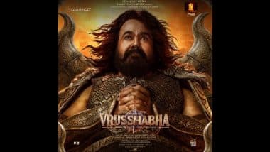 ‘Vrusshabha’: Mohanlal’s Majestic FIRST Look as Mythical Warrior Unveiled on His 65th Birthday; Nanda Kishore Directorial Co-Starring Shanaya Kapoor To Release on THIS Date