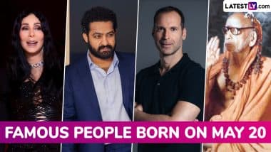 Famous Birthdays on May 20: Cher, Jr NTR, Petr Čech and Chandrashekarendra Saraswati – Know About Celebrities and Influential Figures Born on May 20