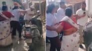 ‘7 Slaps in 6 Seconds’: Granddaughter of Chambal Dacoit Paan Singh Tomar Thrashes Junior Engineer Over Smart Meter Installation in Jhansi; FIR Registered As Video Goes Viral