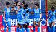India vs China FIH Hockey Pro League 2024-25 Live Streaming Online on JioHotstar: Watch Free Telecast of Women’s Hockey Match on TV and Online