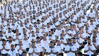 International Yoga Day 2025: PM Narendra Modi Hails People of Andhra Pradesh for State's Guinness World Record for Yoga Event In Visakhapatnam