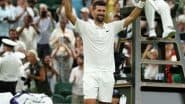 How To Watch Miomir Kecmanovic vs Novak Djokovic Wimbledon 2025 Live Streaming Online: Get Live TV Telecast Details of Men's Singles Third Round Tennis Grand Slam Match?